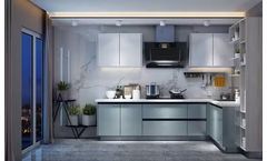 Mellow - 304SS 316SS Solid Stainless Steel Kitchen Cabinet Units L Shaped