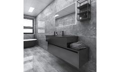 Mellow - Model 201SS - Bathroom Stainless Steel Vanity Cabinet Mirror Storage Wall Mounted