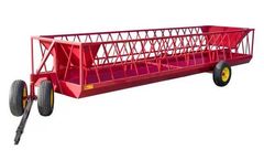 Farmco - Model PQ Series - 4-Wheeled 6`2” Large Bale Feeder