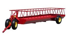 Farmco - Model 66 Series - 4-Wheeled 5’6" Large Bale Feeder