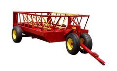 Farmco - Model 700 DRB Series - 4-Wheeled 7" Large Bale Feeder