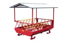 Farmco - Model 700 SRB Series - Skid 7" Large Bale Feeder