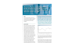 Application Note: Maintaining Mass Accuracy for High Concentration Residue Violations During an HRMS Screening Experiment