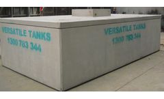 Versatile - Model OSD - Onsite Detention Tanks