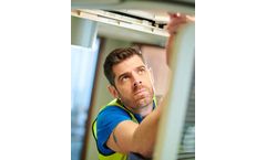 Air quality monitoring solution for HVAC air duct monitoring sector