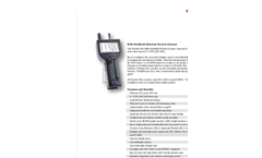 Particles Plus - Model 8506 - Handheld Airborne Particle Counter - Datasheet