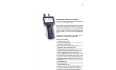 Particles Plus - Model 8206 - Handheld Particle Counter (0.2 µm @ 0.1 CFM) Datasheet