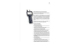 Particles Plus - Model 8306 - Handheld Airborne Particle Counter - Datasheet