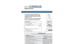 altoCirrus - Fogging Concentrate- Brochure