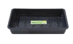 Garland - Model 12-550-200 - No Holes Midi Garden Tray Black Tray