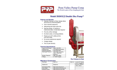 Penn - Model 3DDSX22 - Double Disc Pump Brochure