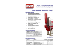 Model 4DDSX30 - Double Disc Pump Brochure