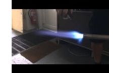 Credfeld Ltd LT300 Igniter Flame Stability Test Video