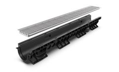 Vodaland - Model 4 Inch - Channel Stainless ADA / HEEL Pro Channel Drain System