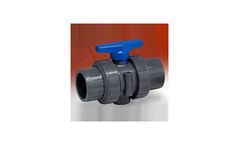 Plast-O-Matic - Model 3/8 - 4 Inch Sizes - 2-Way Manual Ball Valves