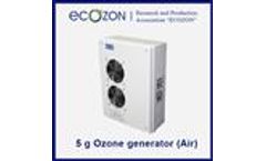 ECOZON - Model OzA5 - 5g Air-Fed Ozone Generator