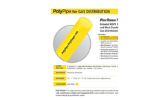 Model PE2708 - Gas Distribution Pressure Pipe System Brochure