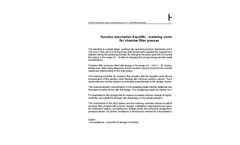 AquaMix - Metering Controller for Chamber Filter Presses - Datasheet