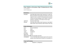 Creative - Model NATE-1838 - D-Hydantoinase (Crude Enzyme)  - Brochure