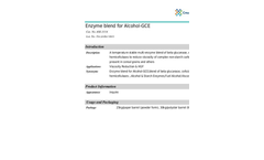 Creative Enzymes - Model ASE-3114 - Temperature Stable Multi-Enzyme Blend for Alcohol Brochure