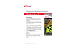 Kidde - Model 442057 - Mold Detection Kit - Datasheet