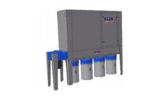 Wood Waste Control - Model WFB - Modular Silo Wood Dust Filter Unit