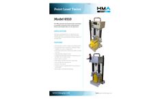 HMA - Model 6510 - Point Load Tester Brochure