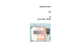 IC Controls - Model 650 - Economical Two-Wire pH Transmitter Users Manual