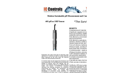 IC Controls - Model 603 - pH/ORP Sensor for Municipal Applications - Brochure