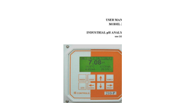 IC Controls - Model 210-P(ORP) - Industrial ORP Analyzer - Manual