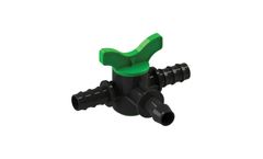 Serdrip - Model SD042263-1 - Mini Valve Three Way Offtake - Barbed