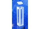 FireflySci - Model Type 9FL - Semi-Micro Fluorescence Cuvette with PTFE Cover