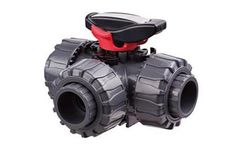 IPEX - Model TKD Series - 3-Way True Union Ball Valve