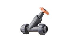 IPEX - Model VV - Angle Seat True Union Y-Pattern Specialty Valve