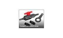 IPEX - Model LV Series - FNPT, MNPT & Hose Connectors Lab Specialty Valve