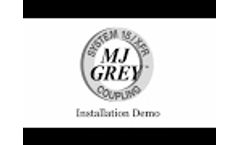MJ Grey Mechanical Couplings for Systen 15 & System XFR PVC DWV - Video