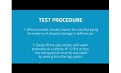 AquaRise Hydrostatic Pressure Test - Video