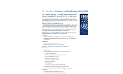 Wet Chemistry - StepSaver for Oil and Grease Method 1664 Brochure