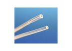 Model PT0007F - Orange/Red 2-stop PVC Tubing, Flared Ends, 12pk
