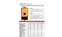 Ecowood Plus - Model 25 - 100 kW - Solid Fuel Boiler with Electronic Control - Brochure