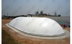 Amoco - Model AMD Type - Dantian Semi-Capsule Shape Double Membrane Biogas Holder
