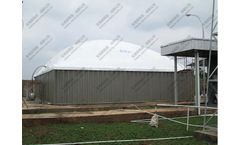 Amoco - Model AMD Type - Dantian Square Shape Double Membrane Biogas Holder