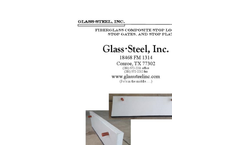 Fiberglass Composite Stop Logs, Stop Gates & Stop Plates- Brochure
