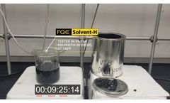 Vacuum Tower Bottoms Sample Dissolution with FQE Solvent-H - Video