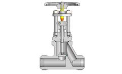Chemar - Model PN40 DN15 – DN200 - Straight Pattern Stop Valves with Buttweld Ends