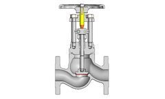 Chemar - Model PN63 - PN160 DN15 - DN200 - Flanged Traight Pattern Stop Valve