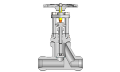 Chemar - Model PN63-PN160 DN15 -DN200 - Straight Pattern Stop Valves with Buttweld Ends