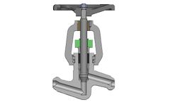 Chemar - Model DN10-DN20 PN630 - Straight Pattern High Pressure Stop Valves with Buttweld Ends