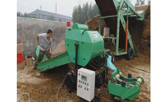 Double Crane - Model 9YQG-0.5 - Full Automatic Silage Baler and Wrapper Machine