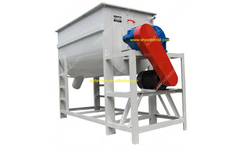 Double-Crane - Model SHJ Series - Single Shaft Twin Screw Animal Feed Mixer